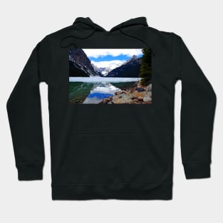 Lake Louise Victoria Glacier Alberta Canada Hoodie